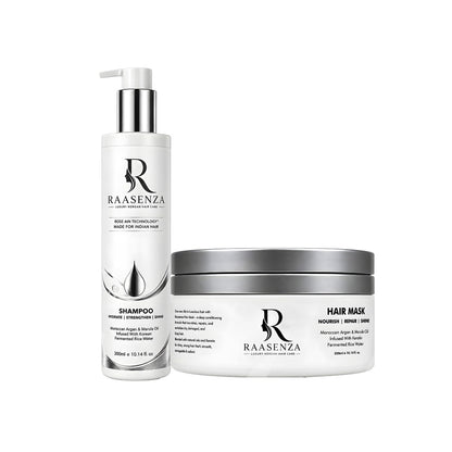 RAASENZA  PROFESSIONAL Combo Of Hair Shampoo & Mask of 300 ml (Set)