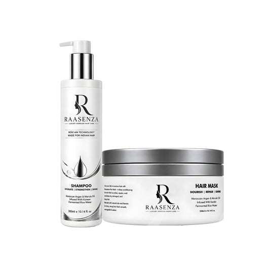 RAASENZA  PROFESSIONAL Combo Of Hair Shampoo & Mask of 300 ml (Set)